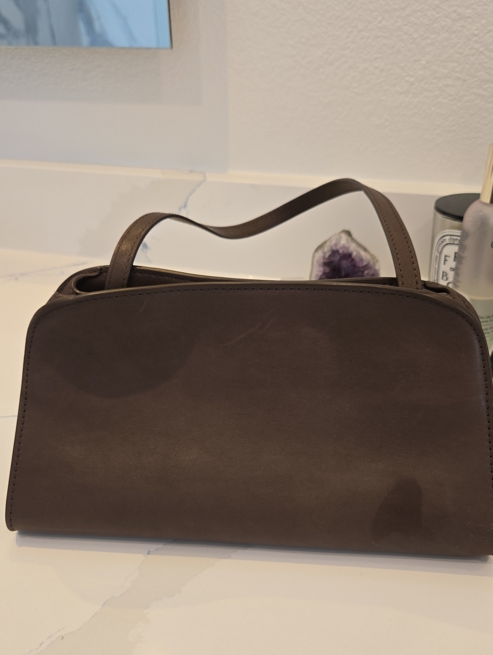 The Row Peggy Clutch, IYKYK Quiet Lux, GUC, Authentic, Sophisticated Style - Picture 5 of 10